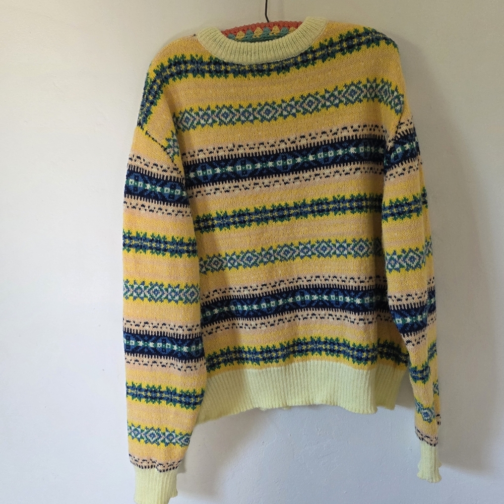 NWT URBAN OUTFITTERS Yellow Sweater Size XL - Picture 7 of 7